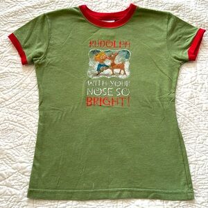 Rudolph kids T-shirt sz Small